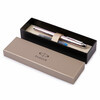 PARKER Ручка перьевая Parker IM Premium F224 Pink Pearl CT F сталь нержавеющая подарочной коробке 0.6 мм 1906739 цвет чернил: синий Фото 4.