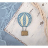 Набор для вышивания PANNA Живая картина JK-2220 Брошь. Воздушный шар 6 х 3.5 см Фото 1.