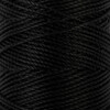Промысел Нитки вощёные кручёные (полиэстер) LC-005 для кожи 0.45 мм 40 м № 001 чёрный Фото 4.