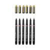 Sakura Набор капиллярных ручек Pigma Micron old Limited Edition 6 шт. POXSDKB6YOS 0.20/0.30/0.35/0.40/0.45/0.50мм черный YOS Фото 2.