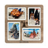PLATINUM Фоторамка на 4 фото 10 x 15см 10 х 15 см дуб PE-046 Фото 1.