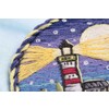 Набор для вышивания PANNA Живая картина JK-2206 Брошь. Ночной маяк 5.5 х 5.5 см Фото 5.