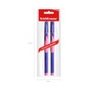 ErichKrause Ручка шариковая ErgoLine® Kids Ultra Glide Technology 0.35 мм 2 шт. 58526 розовая грип-зона цвет чернил: синий Фото 5.