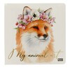 ПФ Скетчбук My animal art A5 160 г/м2 20 х 20 см твердый переплет 40 л. Лиса 64-6645 Фото 1.