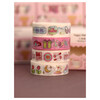 ILIKEGIFT Набор декоративного скотча 4шт в уп. 1 см х 2 м 4 шт. Puppy literature, pink XM-JD2769B-02 Фото 1.