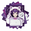 ErichKrause 60538 Тетрадь школьная ученическая Space Anime A5+ 12 л. на скрепке 60 г/кв.м клетка Фото 1.