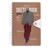 Bruno Visconti 1-530 Sketchbook Bv с хлястиком 80 г/м2 21.5 х 15.5 см на гребне 96 л. Фото 8.
