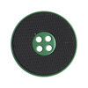 Пуговица пальтовая/шубная Gamma DX 0024 32  ( 20 мм) №152/008 зеленый/черный Фото 1.
