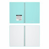 ErichKrause 53700 Тетрадь общая с пластиковой обложкой Pastel Mint A5 148х210 мм 80 л. на спирали 60 г/кв.м клетка Фото 2.