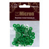 Кнопка Micron POM-12 FL Кнопки пластиковые пластик d 12 мм 15 шт. № 008 зеленый Фото 2.