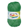 Пряжа ALPINA XENIA 100% мерсеризованный хлопок 50 г 240 м №562 зелёный Фото 1.