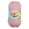 Пряжа ALPINA SHEBBY 100% хлопок 50 г 150 м №06 розовый-кремовый Фото 1.