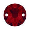 Страз 3288 цветн. 12 мм кристалл в пакете красный (light siam 227) Фото 1.