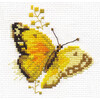 Набор для вышивания Алиса 0-147 Яркие бабочки. Желтая 8 х 9 см Фото 1.
