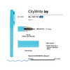 Bruno Visconti ручка шариковая CityWrite 1 мм 20-0057 JOY цвет чернил: синий Фото 4.
