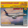 ZVEZDA 7009ПН Подарочный набор Региональный пассажирский авиалайнер Superjet 100 7009ПН 1/144 Фото 2.