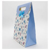 ILIKEGIFT Пакет подарочный 18 х 24 х 15 см Many flowers, light blue 94P-2025-M-3-02 Фото 2.
