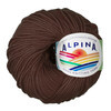 Пряжа ALPINA RENE 100% мерсеризованный хлопок 50 г 105 м №938 т.коричневый Фото 1.