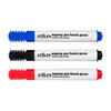 STILSY SBMN-01 Набор маркеров для белой доски на спиртовой основе 2 мм 3 цв. перо круглое ассорти (черный, синий, красный) Фото 1.