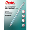 Pentel Ручка гелевая Energel Metal BL407CS TB цвет чернил: синий Фото 7.