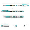 ErichKrause Ручка шариковая ColorTouch Stick 0.35 мм 50820 Ornament цвет чернил: синий Фото 4.