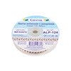 Лента атласная 12 мм ( 1/2 ) Gamma ALP-124 с рисунком F43/075 цветы/кремовый Фото 2.