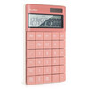 Deli Nusign Калькулятор настольный 12 разрядный 220х120х20 мм розовый ENS041pink Фото 2.