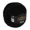 ALPINA иірімжібі RENE 100% мерсерленген мақта 50 г 105 м №001 қара Фотосурет 1.
