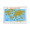 Smart Gift Скретч-карта A1 84 х 59 см 84х59 см WWF Голубая Фото 1.