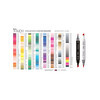 TOUCH TWIN BRUSH набор маркеров 1-8 мм 36 цв. кисть/перо скошенное 1213600 Фото 2.