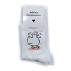 ILIKEGIFT Носки женские 17214 Goose sparcles р. 35-40 Фото 2.