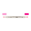 VISTA-ARTISTA Акварельный маркер-кисть Double Tone SMW-02 0.8 мм - 2 мм кисть 04 Розовый/Pink Фото 1.