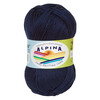 Пряжа ALPINA XENIA 100% мерсеризованный хлопок 50 г 240 м №109 т.синий Фото 1.