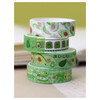 ILIKEGIFT Набор декоративного скотча 4шт в уп. 1 см х 2 м 4 шт. Avocado, bunny XM-612-02 Фото 2.