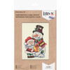 Klart набор для вышивания 8-507 Снеговичок и Дед Мороз 14 х 18 см Фото 2.