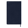 Moleskine Блокнот CLASSIC SOFT Large ( 130х210 мм) 96 л. индивидуальная линовка синий сапфир 430988 Фото 6.