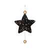 Феникс-Презент Новогоднее подвесное украшение Черная звездочка 9 х 1.5 х 9 см 82623 Фото 2.