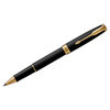 PARKER Ручка-роллер Sonnet Matte Black GT 0.8 мм 1931518 в подарочной упаковке цвет чернил: черный Фото 1.