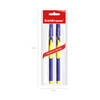ErichKrause Ручка шариковая ErgoLine® Kids Ultra Glide Technology 0.35 мм 2 шт. 58524 желтая грип-зона цвет чернил: синий Фото 5.