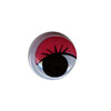 HobbyBe MER-10 Глаза круглые с бегающими зрачками цв. d 10 мм красный Фото 2.