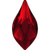 Страз неклеевой 2205 цветн. 7.5 х 4.3 мм кристалл в пакете красный (light siam 227) Фото 1.