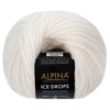 Пряжа ALPINA ICE DROPS 58% альпака, 14% шерсть, 28% полиамид 50 г 150 м №01 молочный Фото 2.