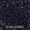 Бисер Чехия GAMMA круглый 5 10/0 2.3 мм 50 г 1-й сорт E348 сине-черный ( 33080 ) Фото 1.