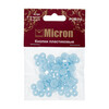 Кнопка Micron POM-10 Кнопки пластиковые пластик d 10 мм 15 шт. № 005 голубой Фото 2.