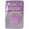 FAYCRAFT Цепочка вязаная декоративная PCJ 3.5 мм 1 м под серебро/под бронзу Фото 1.