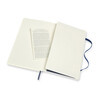 Moleskine Блокнот CLASSIC SOFT DOUBLE Large 1487898 ( 130х210 мм) 96 л. линия/без линовки синий Фото 5.
