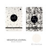Bruno Visconti Записная книжка на резинке MEGAPOLIS JOURNAL BLACK&WHITE A5 100 л. точка в ассортименте 3-475/04 Фото 1.