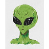 Набор для вышивания PANNA Живая картина JK-2202 Инопланетянин 3.5 х 5 см Фото 1.