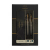 PARKER Набор из 2х ручек в подарочной коробке JOTTER Stainless Steel GT 0.5 мм 2093257 шариковая ручка и перьевая ручка цвет чернил: синий Фото 2.