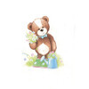 ФРЕЯ RPSK-0014 Медвежонок-садовод Скетч для раскраш. цветными карандашами 21 х 14.8 см 1 л. . Фото 2.